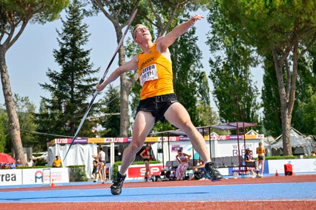 Magnus VIETH (Germany, Hannoverscher Sportverein von 1896 e.V., 10-Kampf) ITA, European Atheltics U18 Championships, Athletics, 19.07.2026, ITA, European Atheltics U18 Championships, Athletics, 19.07.2026, *** Magnus VIETH, Germany, Hannoverscher Sportverein von 1896 e.V., Decathlon, ITA, European Athletics U18 Championships, Athletics, July 19, 2026, ITA, European Athletics U18 Championships, Athletics, July 19, 2026, Copyright: xEibnerxPressefoto JanxPapenfussx EP_JPS