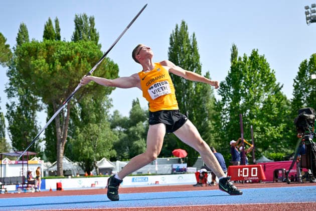 Magnus VIETH (Germany, Hannoverscher Sportverein von 1896 e.V., 10-Kampf) ITA, European Atheltics U18 Championships, Athletics, 19.07.2026, ITA, European Atheltics U18 Championships, Athletics, 19.07.2026, *** Magnus VIETH, Germany, Hannoverscher Sportverein von 1896 e.V., Decathlon, ITA, European Athletics U18 Championships, Athletics, July 19, 2026, ITA, European Athletics U18 Championships, Athletics, July 19, 2026, Copyright: xEibnerxPressefoto JanxPapenfussx EP_JPS