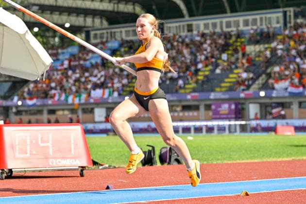 Tessa BOETTNER (Germany, SC Potsdam e.V., Stabhochsprung) ITA, European Atheltics U18 Championships, Athletics, 19.07.2026, ITA, European Atheltics U18 Championships, Athletics, 19.07.2026, *** Tessa BOETTNER, Germany, SC Potsdam e.V., Pole Vault, ITA, European Athletics U18 Championships, Athletics, July 19, 2026, ITA, European Athletics U18 Championships, Athletics, July 19, 2026, Copyright: xEibnerxPressefoto JanxPapenfussx EP_JPS