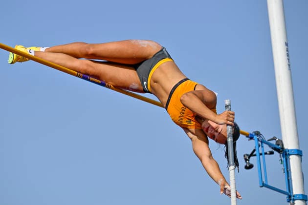 Eva Marie WEISBRODT (Germany, MTG Mannheim, Stabhochsprung) ITA, European Atheltics U18 Championships, Athletics, 19.07.2026, ITA, European Atheltics U18 Championships, Athletics, 19.07.2026, *** Eva Marie WEISBRODT, Germany, MTG Mannheim, Pole Vault, ITA, European Athletics U18 Championships, Athletics, July 19, 2026, ITA, European Athletics U18 Championships, Athletics, July 19, 2026, Copyright: xEibnerxPressefoto JanxPapenfussx EP_JPS