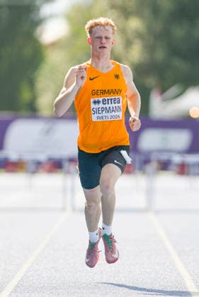 Erik SIEPMANN (Germany, MTV Wittmund, 400m Huerden) ITA, European Atheltics U18 Championships, Athletics, 19.07.2026, ITA, European Atheltics U18 Championships, Athletics, 19.07.2026, *** Erik SIEPMANN, Germany, MTV Wittmund, 400m Hurdles, ITA, European Athletics U18 Championships, Track and Field, July 19, 2026, ITA, European Athletics U18 Championships, Track and Field, July 19, 2026, Copyright: xEibnerxPressefoto JanxPapenfussx EP_JPS