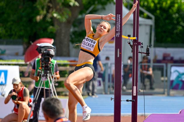 Lea VOELCKER (Germany, Munich Athletics, Hochsprung) ITA, European Atheltics U18 Championships, Athletics, 19.07.2026, ITA, European Atheltics U18 Championships, Athletics, 19.07.2026, *** Lea VOELCKER, Germany, Munich Athletics, High Jump, ITA, European Athletics U18 Championships, Athletics, July 19, 2026, ITA, European Athletics U18 Championships, Athletics, July 19, 2026, Copyright: xEibnerxPressefoto JanxPapenfussx EP_JPS