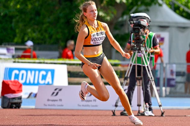 Lea VOELCKER (Germany, Munich Athletics, Hochsprung) ITA, European Atheltics U18 Championships, Athletics, 19.07.2026, ITA, European Atheltics U18 Championships, Athletics, 19.07.2026, *** Lea VOELCKER, Germany, Munich Athletics, High Jump, ITA, European Athletics U18 Championships, Athletics, July 19, 2026, ITA, European Athletics U18 Championships, Athletics, July 19, 2026, Copyright: xEibnerxPressefoto JanxPapenfussx EP_JPS