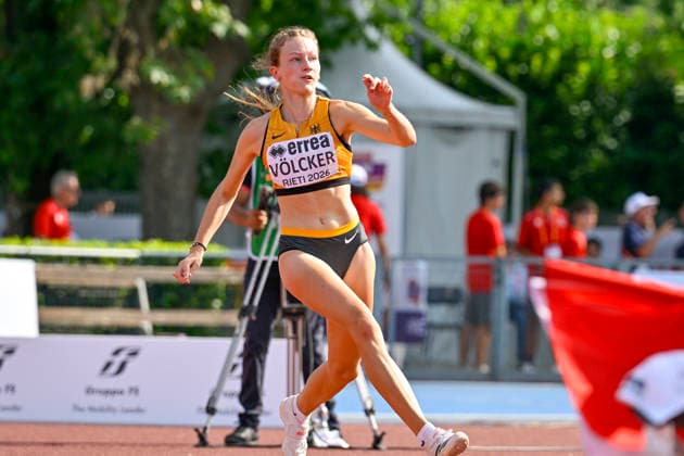Lea VOELCKER (Germany, Munich Athletics, Hochsprung) ITA, European Atheltics U18 Championships, Athletics, 19.07.2026, ITA, European Atheltics U18 Championships, Athletics, 19.07.2026, *** Lea VOELCKER, Germany, Munich Athletics, High Jump, ITA, European Athletics U18 Championships, Athletics, July 19, 2026, ITA, European Athletics U18 Championships, Athletics, July 19, 2026, Copyright: xEibnerxPressefoto JanxPapenfussx EP_JPS