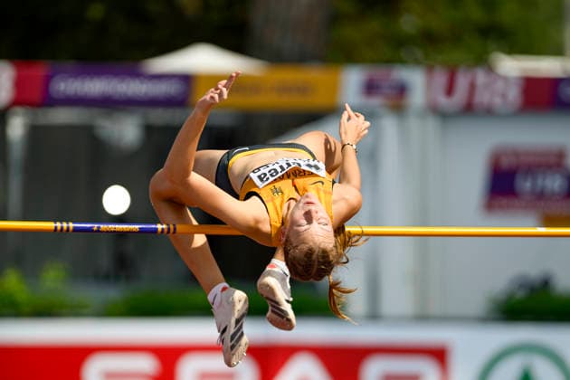Lea VOELCKER (Germany, Munich Athletics, Hochsprung) ITA, European Atheltics U18 Championships, Athletics, 19.07.2026, ITA, European Atheltics U18 Championships, Athletics, 19.07.2026, *** Lea VOELCKER, Germany, Munich Athletics, High Jump, ITA, European Athletics U18 Championships, Athletics, July 19, 2026, ITA, European Athletics U18 Championships, Athletics, July 19, 2026, Copyright: xEibnerxPressefoto JanxPapenfussx EP_JPS