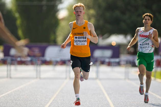 Erik SIEPMANN (Germany, MTV Wittmund, 400m Huerden) ITA, European Atheltics U18 Championships, Athletics, 19.07.2026, ITA, European Atheltics U18 Championships, Athletics, 19.07.2026, *** Erik SIEPMANN, Germany, MTV Wittmund, 400m Hurdles, ITA, European Athletics U18 Championships, Track and Field, July 19, 2026, ITA, European Athletics U18 Championships, Track and Field, July 19, 2026, Copyright: xEibnerxPressefoto JanxPapenfussx EP_JPS