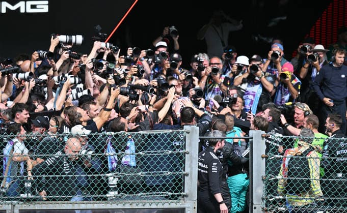 Formula 1 Belgian Grand Prix SPA, BELGIUM - JULY 19: Mercedes Italian driver Kimi Antonelli celebrates after winning the Belgian Grand Prix, the tenth race of the 2026 Formula 1 World Championship, WM, Weltmeisterschaft at the Circuit de Spa-Francorchamps in Spa, Belgium on July 19, 2026. Dursun Aydemir Anadolu Spa Belgium. Editorial use only. Please get in touch for any other usage.  Copyright: x2026xAnadoluxDursunxAydemirx