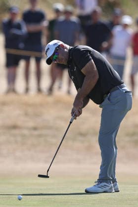 RECORD DATE NOT STATED 19th July 2026; Royal Birkdale Golf Club, Southport, Merseyside, England; The Open Championship Final Day; Ryan Fox (NZ) putting at the 8th green DavidxBlunsden