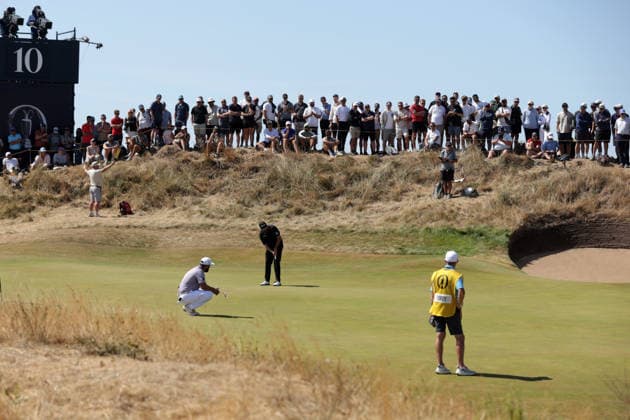 RECORD DATE NOT STATED 19th July 2026; Royal Birkdale Golf Club, Southport, Merseyside, England; The Open Championship Final Day; Shane Lowry (IRE) putting on the 10th green DavidxBlunsden