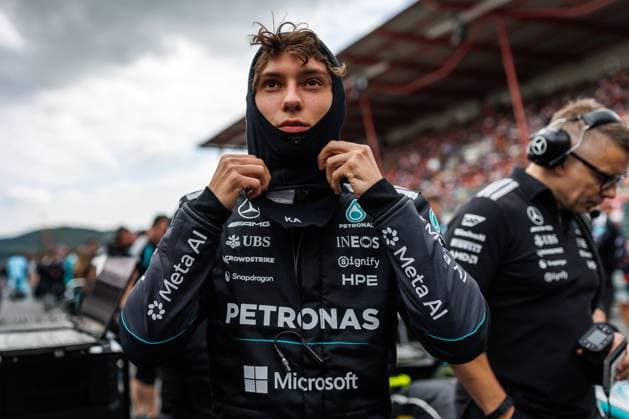 Andrea Kimi Antonelli (Mercedes AMG Petronas F1 Team, 12) bereitet sich auf das Rennen vor, Grosser Preis von Belgien, Motorsport, Formel 1, Saison 2026, 19.07.2026 Grosser Preis von Belgien, Motorsport, Formel 1, Saison 2026, 19.07.2026 Spa Franchorchamps *** Andrea Kimi Antonelli of the Mercedes AMG Petronas F1 Team, No. 12, prepares for the race, Belgian Grand Prix, Motorsports, Formula 1, 2026 Season, July 19, 2026 Belgian Grand Prix, Motorsports, Formula 1, 2026 Season, July 19, 2026 Spa-Francorchamps Copyright: xEibner-Pressefoto AlexanderxNeisx EP_ANS