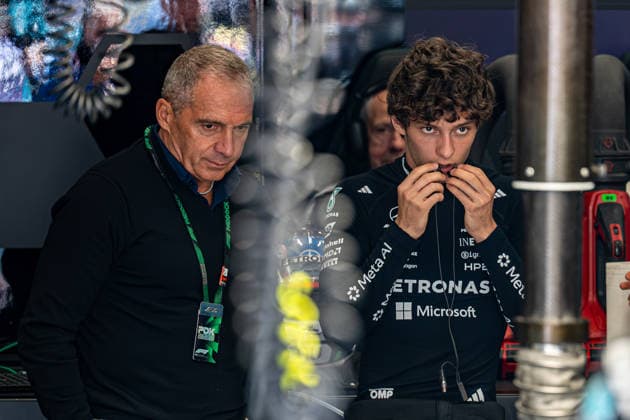 Formula One GP Spa Francorchamps, Belgium. Sunday, July 19, 2026 Andrea Kimi Antonelli 12, Mercedes-AMG Petronas F1 Team and Marco Antonelli; Formula One GP Spa Francorchamps, Belgium. Sunday, July 19, 2026 *** Formula One Grand Prix at Spa-Francorchamps, Belgium, Sunday, July 19, 2026: Andrea Kimi Antonelli, No. 12, Mercedes AMG Petronas F1 Team, and Marco Antonelli; Formula One Grand Prix at Spa-Francorchamps, Belgium, Sunday, July 19, 2026 Copyright: xBEAUTIFULxSPORTS Erlhofx