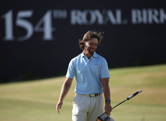 154th Open Golf Championships - Round 4 Tommy Fleetwood of England gestures after his fourth round at the British Open Golf Championships at Royal Birkdale in Southport, Britain, 19 July 2026. SOUTHPORT UNITED KINGDOM  Copyright: xADAMxVAUGHANx