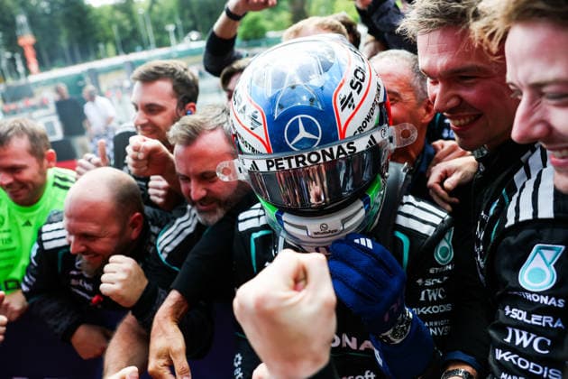 F1 - BELGIAN GRAND PRIX 2026 KIMI ANTONELLI Andrea (ita), Mercedes AMG F1 Team W16, portrait celebration winner during the Formula 1 Belgian Grand Prix 2026, 10th round of the 2026 Formula One World Championship, WM, Weltmeisterschaft from July 17 to 19, 2026 on the Circuit de Spa-Francorchamps, in Stavelot, Belgium -  Copyright: xFLORENTxGOODENx
