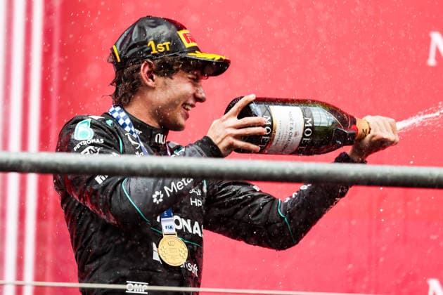 F1 - BELGIAN GRAND PRIX 2026 KIMI ANTONELLI Andrea (ita), Mercedes AMG F1 Team W16, portrait podium celebration during the Formula 1 Belgian Grand Prix 2026, 10th round of the 2026 Formula One World Championship, WM, Weltmeisterschaft from July 17 to 19, 2026 on the Circuit de Spa-Francorchamps, in Stavelot, Belgium - StavelotBelgium  Copyright: xEricxAlonsox