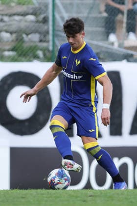 IPA86813734 - Ioan Vermesan of Hellas Verona FC during the friendly match between Hellas Verona and Rovereto at the Sporting Center La Pineta on July 19, 2026, in Folgaria, VI.  Copyright: xEmanuelexPennacchio IPAxSportx xx 86813734