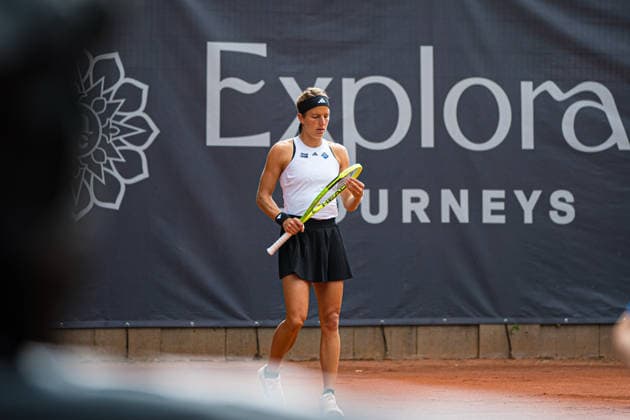 Tennis I Damen I Saison 2026 I MSC Hamburg Ladies Open WTA250 I 19.07.2026 Kathinka von Deichmann (LIE) Vorbereitung zur Annahme *** Tennis I Women I 2026 Season I MSC Hamburg Ladies Open WTA250 I July 19, 2026 Kathinka von Deichmann LIE Preparing to return the serve Copyright: xLobeca Björn-OlexKehmx