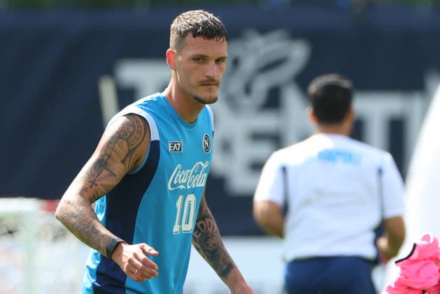 July 19, 2026, Dimaro Folgarida, Trento, Italy: Rafael Marin of Napoli during a training session on Day of the preseason camp of SSC Napoli at stadio Carciato in Dimaro Folgarida, Trento, Italy, on July 19, 2025. Dimaro Folgarida Italy - ZUMAl131 20260719_zsp_l131_026 Copyright: xCiroxDexLucax