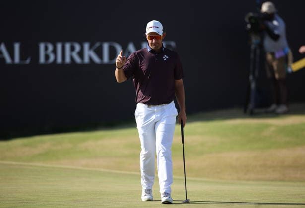 154th Open Golf Championships - Round 4 Lucas Herbert of Australia reacts on the 18th hole during the fourth round of the British Open Golf Championships at Royal Birkdale in Southport, Britain, 19 July 2026. SOUTHPORT UNITED KINGDOM  Copyright: xADAMxVAUGHANx