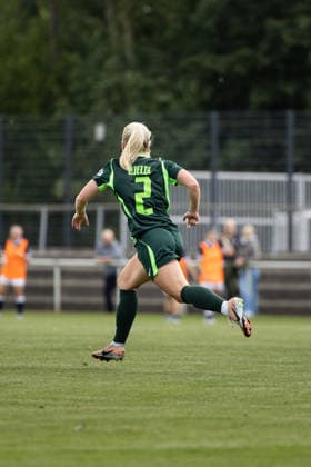 Fußball I Frauen I Testspiel I SV Meppen 1912 e.V. - VfL Wolfsburg I 19.07.2026 Thea Bjelde (2, VfL Wolfsburg) Herzlake Hasetalstadion Niedersachsen Deutschland *** Soccer I Women I Friendly Match I SV Meppen 1912 e.V. vs. VfL Wolfsburg I July 19, 2026 Thea Bjelde 2, VfL Wolfsburg Herzlake Hasetalstadion Lower Saxony Germany Copyright: xLobeca CedricxSiefkerx
