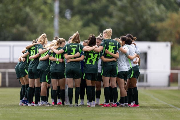 Fußball I Frauen I Testspiel I SV Meppen 1912 e.V. - VfL Wolfsburg I 19.07.2026 Team VfL Wolfsburg Herzlake Hasetalstadion Niedersachsen Deutschland *** Soccer I Women I Friendly Match I SV Meppen 1912 e.V. vs. VfL Wolfsburg I July 19, 2026 VfL Wolfsburg Team Herzlake Hasetalstadion Lower Saxony, Germany Copyright: xLobeca CedricxSiefkerx