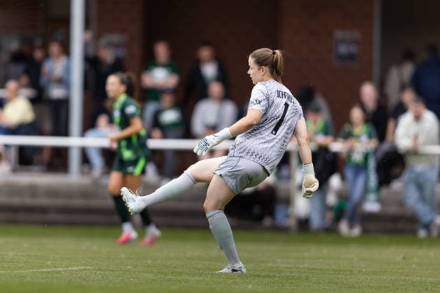 Fußball I Frauen I Testspiel I SV Meppen 1912 e.V. - VfL Wolfsburg I 19.07.2026 Stina Johannes (1, VfL Wolfsburg) Herzlake Hasetalstadion Niedersachsen Deutschland *** Soccer I Women I Friendly Match I SV Meppen 1912 e.V. vs. VfL Wolfsburg I July 19, 2026 Stina Johannes 1, VfL Wolfsburg Herzlake Hasetalstadion Lower Saxony Germany Copyright: xLobeca CedricxSiefkerx