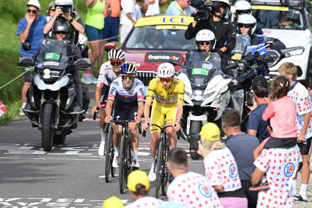 19-07-2026 Tour De France; Tappa 15 Champagnole - Plateau De Solaison; 2026, Uae Emirates - Xrg; 2026, Red Bull - Bora Hansgrohe; Pogacar, Tadej; Del Toro Romero, Isaac; Evenepoel, Remco; Plateau De Solaison; 