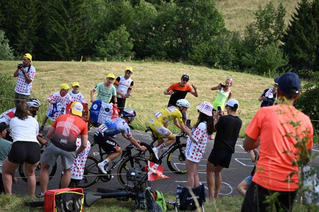 19-07-2026 Tour De France; Tappa 15 Champagnole - Plateau De Solaison; 2026, Uae Emirates - Xrg; 2026, Red Bull - Bora Hansgrohe; Pogacar, Tadej; Evenepoel, Remco; Plateau De Solaison; 