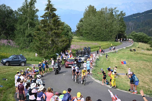 19-07-2026 Tour De France; Tappa 15 Champagnole - Plateau De Solaison; 2026, Uae Emirates - Xrg; 2026, Red Bull - Bora Hansgrohe; Pogacar, Tadej; Del Toro Romero, Isaac; Evenepoel, Remco; Plateau De Solaison; 