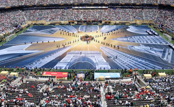 FIFA World Cup, WM, Weltmeisterschaft, Fussball 2026 final - Spain vs Argentina Dancers perform during the Closing Ceremony ahead of the FIFA World Cup 2026 final match Spain against Argentina, in New Jersey, USA, 19 July 2026. EAST RUTHERFORD United States  Copyright: xSARAHxYENESELx