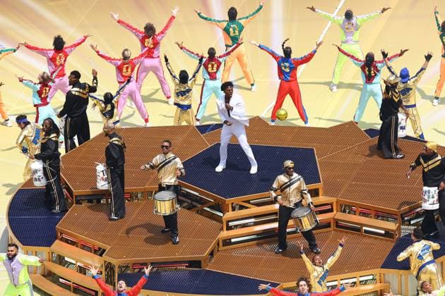 IShowSpeed performs during the closing ceremony Spain v Argentina, 2026 FIFA World Cup, WM, Weltmeisterschaft, Fussball Final, Football, New York New Jersey Stadium, East Rutherford, New Jersey, USA - 19 Jul 2026East Rutherford New York New Jersey Stadium New Jersey (NJ) United States of America  Copyright: xMichaelxZemanek Shutterstockx 16995475i