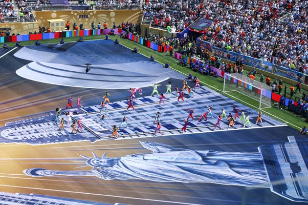 FIFA World Cup, WM, Weltmeisterschaft, Fussball 2026 Final: Spain v Argentina NEW YORK, USA - 19th July 2026: Scenes from the closing ceremony ahead of the FIFA World Cup 2026 Final match between Spain and Argentina at New York New Jersey Stadium New York New York New Jersey Stadium United States of America Copyright: xCraigxMercerx xPeakxActionxPhotosx
