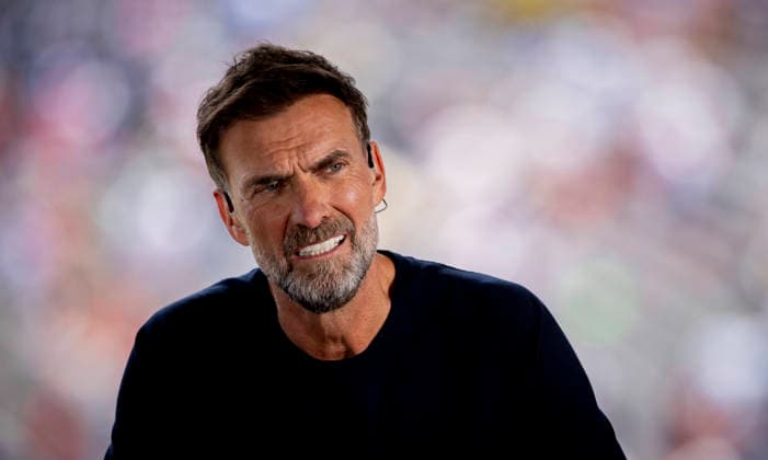 New York, USA 19th Jul 2026. Bundestrainer Jürgen Klopp Spain - Argentina World Cup Final Spanien - Argentinien 19.07.2026 *** New York, USA, July 19, 2026; National Team Coach Jürgen Klopp; Spain vs. Argentina; World Cup Final; Spain vs. Argentina; July 19, 2026