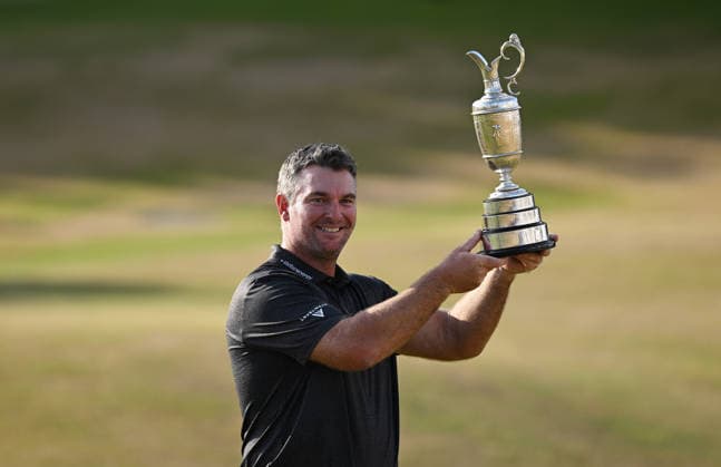 Ryan Fox (NZ) celebrates with the Claret Jug and Becomes Champion Golfer for 2026 by winning the Open Championship at Royal Birkdale Golf Club, Southport, England, UK 154th Open Golf Championships, Royal Birkdale, Southport, UK - 19 Jul 2026Southport Royal Birkdale United Kingdom  Copyright: xGreigxCowie Shutterstockx 16988299u