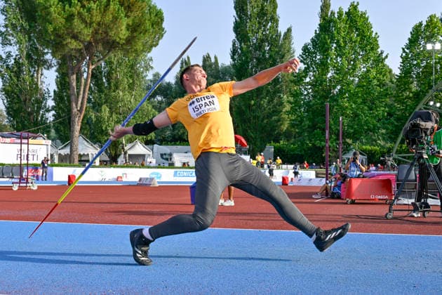Oliver Zeno ISPAN (Germany, LG Stadtwerke Muenchen, Speerwurf) ITA, European Atheltics U18 Championships, Athletics, 19.07.2026, ITA, European Atheltics U18 Championships, Athletics, 19.07.2026, *** Oliver Zeno ISPAN Germany, LG Stadtwerke Munich, Javelin Throw ITA, European Athletics U18 Championships, Athletics, July 19, 2026, ITA, European Athletics U18 Championships, Athletics, July 19, 2026, Copyright: xEibnerxPressefoto JanxPapenfussx EP_JPS