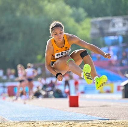 Olivia NIESS (Germany, Sportclub Magdeburg, Dreisprung) ITA, European Atheltics U18 Championships, Athletics, 19.07.2026, ITA, European Atheltics U18 Championships, Athletics, 19.07.2026, *** Olivia NIESS Germany, Magdeburg Sports Club, Triple Jump ITA, European Athletics U18 Championships, Athletics, July 19, 2026, ITA, European Athletics U18 Championships, Athletics, July 19, 2026, Copyright: xEibnerxPressefoto JanxPapenfussx EP_JPS