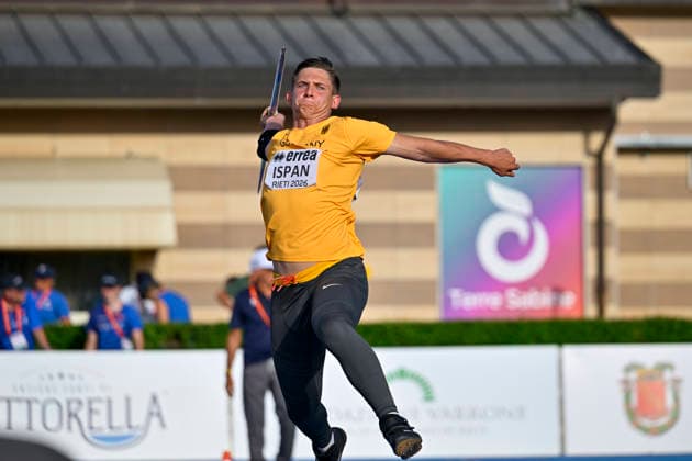 Oliver Zeno ISPAN (Germany, LG Stadtwerke Muenchen, Speerwurf) ITA, European Atheltics U18 Championships, Athletics, 19.07.2026, ITA, European Atheltics U18 Championships, Athletics, 19.07.2026, *** Oliver Zeno ISPAN Germany, LG Stadtwerke Munich, Javelin Throw ITA, European Athletics U18 Championships, Athletics, July 19, 2026, ITA, European Athletics U18 Championships, Athletics, July 19, 2026, Copyright: xEibnerxPressefoto JanxPapenfussx EP_JPS
