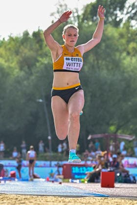 Maja WITTE (Germany, Haldensleber Sportclub, Dreisprung) ITA, European Atheltics U18 Championships, Athletics, 19.07.2026, ITA, European Atheltics U18 Championships, Athletics, 19.07.2026, *** Maja WITTE, Germany, Haldensleber Sportclub, Triple Jump, ITA, European Athletics U18 Championships, Athletics, July 19, 2026, ITA, European Athletics U18 Championships, Athletics, July 19, 2026, Copyright: xEibnerxPressefoto JanxPapenfussx EP_JPS