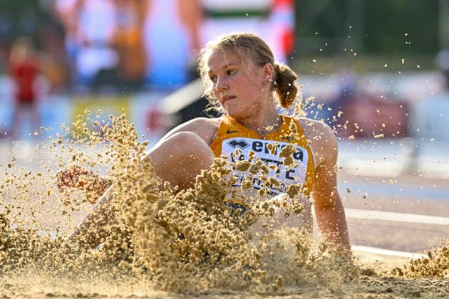 Maja WITTE (Germany, Haldensleber Sportclub, Dreisprung) ITA, European Atheltics U18 Championships, Athletics, 19.07.2026, ITA, European Atheltics U18 Championships, Athletics, 19.07.2026, *** Maja WITTE, Germany, Haldensleber Sportclub, Triple Jump, ITA, European Athletics U18 Championships, Athletics, July 19, 2026, ITA, European Athletics U18 Championships, Athletics, July 19, 2026, Copyright: xEibnerxPressefoto JanxPapenfussx EP_JPS