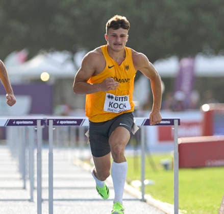 Luca KOCH (Germany, LAC Erdgas Chemnitz e.V., 110m Huerden) ITA, European Atheltics U18 Championships, Athletics, 19.07.2026, ITA, European Atheltics U18 Championships, Athletics, 19.07.2026, *** Luca KOCH, Germany, LAC Erdgas Chemnitz e.V., 110m Hurdles, ITA, European Athletics U18 Championships, Athletics, July 19, 2026, ITA, European Athletics U18 Championships, Athletics, July 19, 2026, Copyright: xEibnerxPressefoto JanxPapenfussx EP_JPS