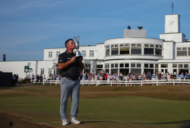 154th Open Golf Championships - Round 4 Ryan Fox of New Zealand poses with the Claret Jug after winning British Open Golf Championships at Royal Birkdale in Southport, Britain, 19 July 2026. SOUTHPORT UNITED KINGDOM  Copyright: xADAMxVAUGHANx