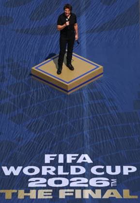 US Soccer World Cup Spain - Argentina 9208647 19.07.2026 American actor Tom Cruise delivers a speech before the FIFA World Cup, WM, Weltmeisterschaft, Fussball 2026 final soccer match between Spain and Argentina at New York New Jersey Stadium in East Rutherford, New Jersey, the United States. Nafis Sirazetdinov Sputnik East Rutherford New Jersey USA  Copyright: xNafisxSirazetdinovx