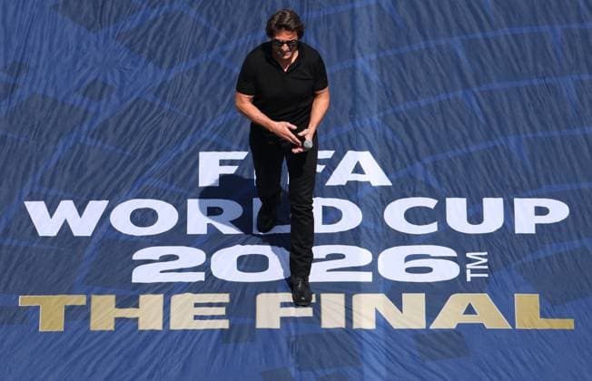 US Soccer World Cup Spain - Argentina 9208648 19.07.2026 American actor Tom Cruise delivers a speech before the FIFA World Cup, WM, Weltmeisterschaft, Fussball 2026 final soccer match between Spain and Argentina at New York New Jersey Stadium in East Rutherford, New Jersey, the United States. Nafis Sirazetdinov Sputnik East Rutherford New Jersey USA  Copyright: xNafisxSirazetdinovx