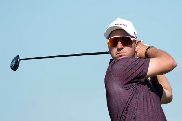 SOUTHPORT, ENGLAND - JULY 19: Lucas Herbert (AUS) plays from the eleventh tee during Round 4 of the 154th Open Championship at the Royal Birkdale Golf Club, Southport on July 19, 2026 in Merseyside, England The 154th British Open Championship