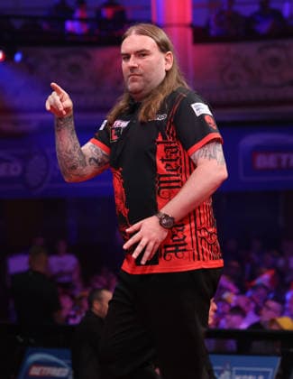 World Matchplay Darts 2026 Ryan Searle during the 2026 World Matchplay darts at Winter Gardens, Blackpool, UK on 19 July 2026. Blackpool Winter Gardens UK Editorial use only , Copyright: xChrisxSargeantx PSI-24526-0175