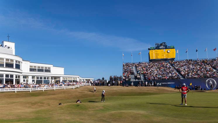 SOUTHPORT, ENGLAND 20260719 Ludvig Aberg har puttat för birdie pa det sista halet under tävlingens sista dag pa The Open Championship pa Royal Birkdale Golf Club. SOUTHPORT ENGLAND x1019x *** SOUTHPORT, ENGLAND 20260719 Ludvig Aberg has putted for a birdie on the final hole on the last day of The Open Championship at Royal Birkdale Golf Club, SOUTHPORT, ENGLAND x1019x  Copyright: xChristerxHöglund TTx BRITISH OPEN CHAMPIONSHIP