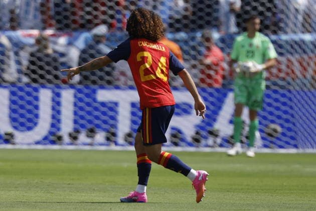 FIFA World Cup, WM, Weltmeisterschaft, Fussball 2026 final - Spain vs Argentina Marc Cucurella of Spain in action during the FIFA World Cup 2026 final match Spain against Argentina, in New Jersey, USA, 19 July 2026. EAST RUTHERFORD United States  Copyright: xSHAWNxTHEWx