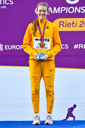 Lea VOELCKER (Germany, Munich Athletics, Hochsprung) ITA, European Atheltics U18 Championships, Athletics, 19.07.2026, ITA, European Atheltics U18 Championships, Athletics, 19.07.2026, *** Lea VOELCKER, Germany, Munich Athletics, High Jump, ITA, European Athletics U18 Championships, Athletics, July 19, 2026, ITA, European Athletics U18 Championships, Athletics, July 19, 2026, Copyright: xEibnerxPressefoto JanxPapenfussx EP_JPS