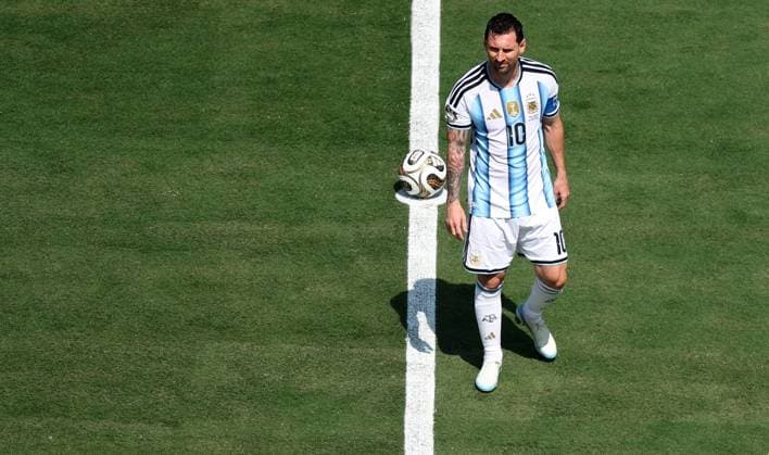 US Soccer World Cup Spain - Argentina 9208662 19.07.2026 Argentina s Lionel Messi is seen before the FIFA World Cup, WM, Weltmeisterschaft, Fussball 2026 final soccer match between Spain and Argentina at New York New Jersey Stadium in East Rutherford, New Jersey, the United States. Nafis Sirazetdinov Sputnik East Rutherford New Jersey USA  Copyright: xNafisxSirazetdinovx