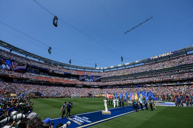 260719 Jennifer Hudson performs the national anthem of USA ahead of the FIFA World Cup, WM, Weltmeisterschaft, Fussball 2026 final football match between Spain and Argentina on July 19, 2026 in East Rutherford, New Jersey. Photo: Joel Marklund BILDBYRAN kod JM JM0829 bbeng fotboll football soccer fotball vm fotbolls-vm fotball-vm fotbolls-vm 2026 fifa world cup 2026 final *** July 19, 2026: Jennifer Hudson performs the U.S. national anthem ahead of the 2026 FIFA World Cup final soccer match between Spain and Argentina on July 19, 2026 in East Rutherford, New Jersey. Photo by Joel Marklund. BILDBYRAN code JM JM0829 bbeng soccer football soccer World Cup soccer World Cup 2026 FIFA World Cup 2026 final  Copyright: JOELxMARKLUND BB260719JM024