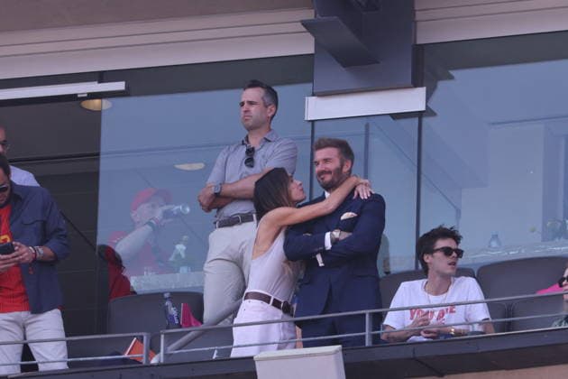 2026 World Cup Final - Beckham Family In The Stands - USA Victoria Beckham and David Beckham in the stands during the Closing ceremony ahead of the FIFA World Cup, WM, Weltmeisterschaft, Fussball 2026 final football match between Spain and Argentina on July 19, 2026 in East Rutherford, NJ, USA. Photo by Charles Guerin ABACAPRESS.COM East Rutherford NJ United States  Copyright: xGuerinxCharles ABACAx